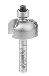 Amana Tool 49104 Carbide Tipped Cove 1/4 R x 7/8 D x 9/16 CH x 1/4 Inch SHK w/ Lower Ball Bearing Router Bit
